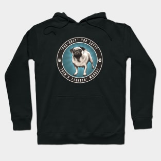 Pug Ugly - Aqua Hoodie